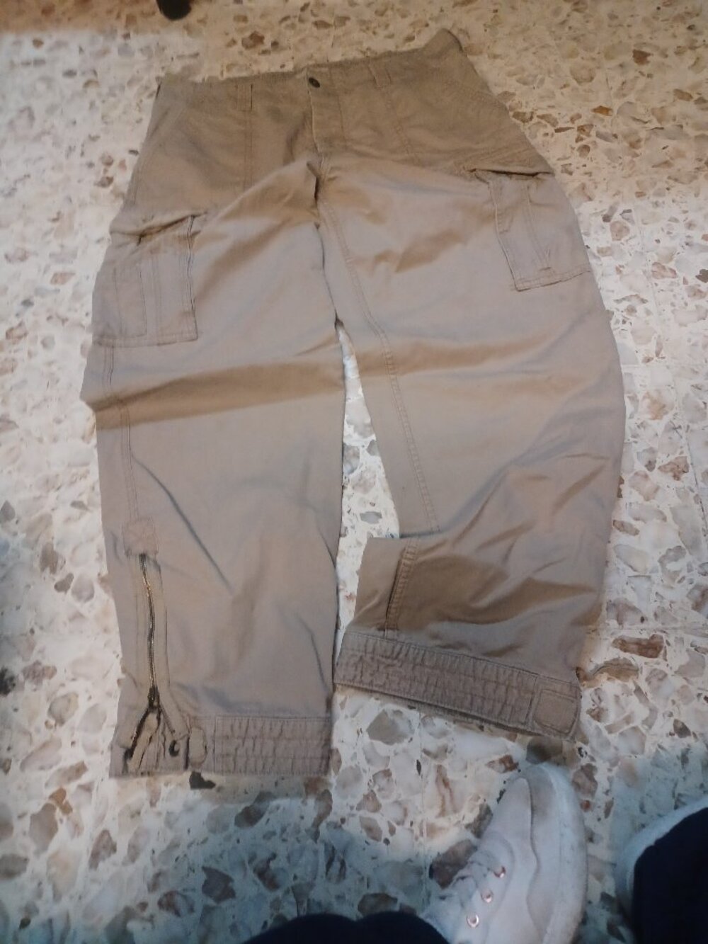 Austin Clothing Co. Men's Cargo Pants Button Fly 36 x 32 Tan